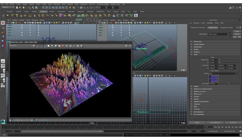 VrayScatter for Maya v4.608