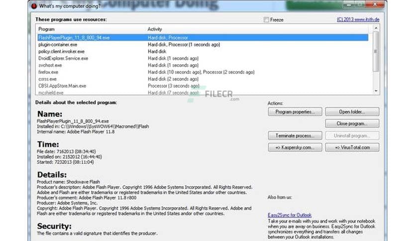 What’s My Computer Doing? 1.13