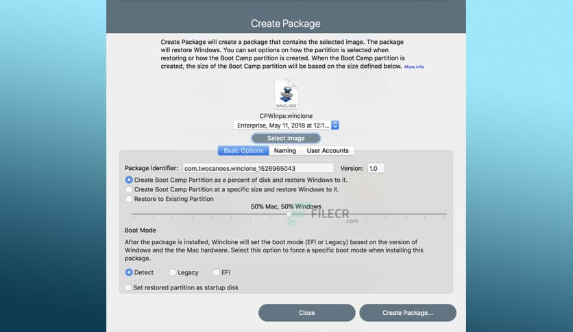 Twocanoes Winclone Pro 10.5