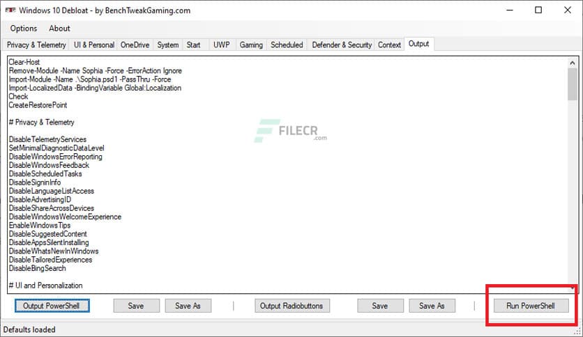 Windows 10 Debloat 1.6 Beta