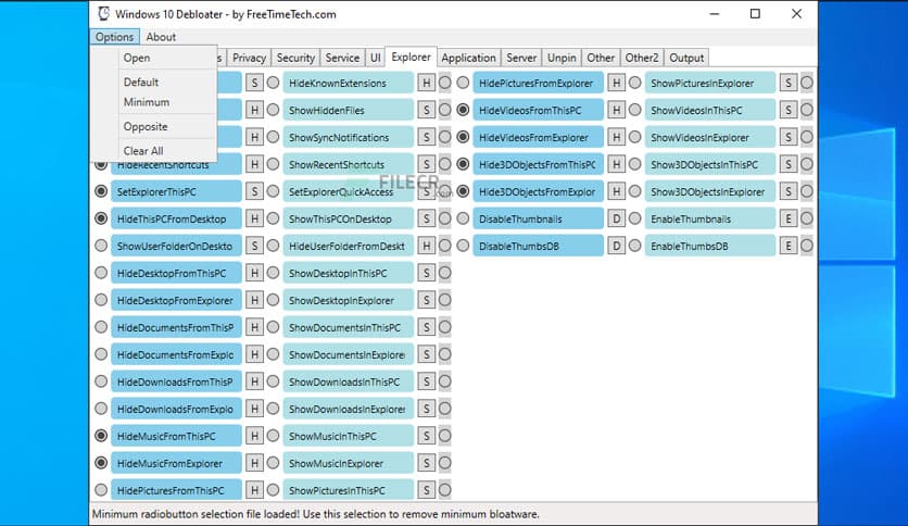 Windows 10 Debloater 2.6.11