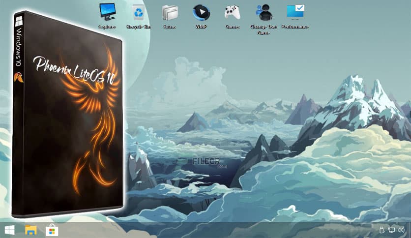 Windows 10 Pro Phoenix Gamer LiteOS