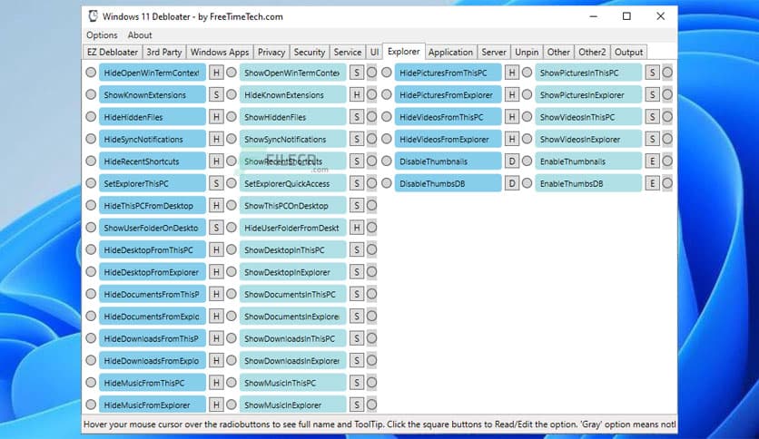 Windows 11 Debloater 2.0.6