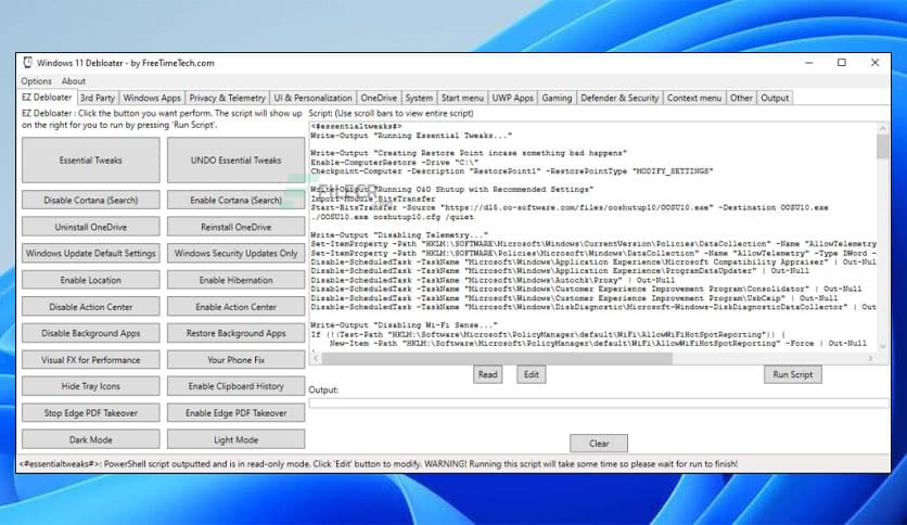 Windows 11 Debloater 2.0.6