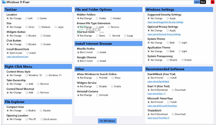 Windows 11 Fixer 2.1.0