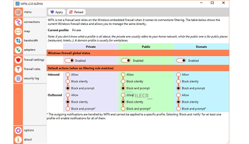 Windows Firewall Notifier 2.6