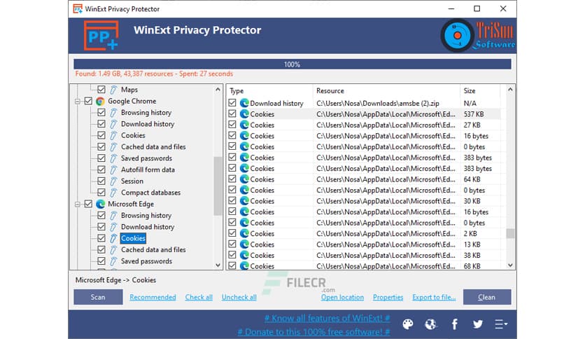 WinExt Privacy Protector 1.0