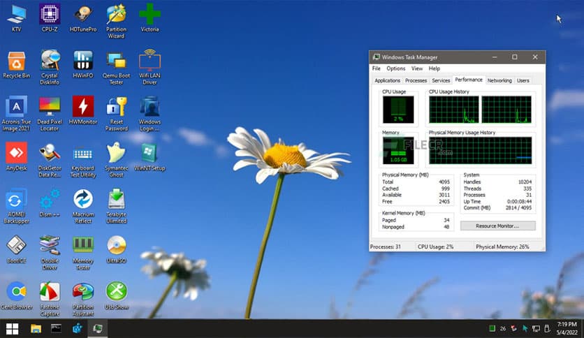 WinPE 10 KTV Mini Lite 2022