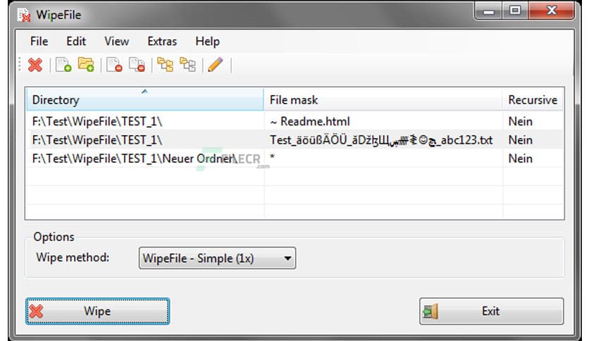 WipeFile 3.6