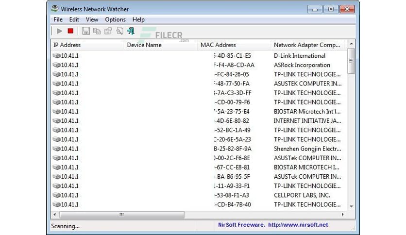 Wireless Network Watcher 2.43