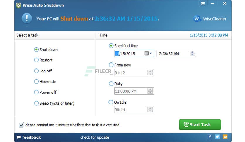 Wise Auto Shutdown 2.0.8.109
