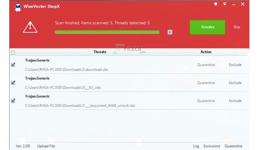 WiseVector StopX 3.0.7
