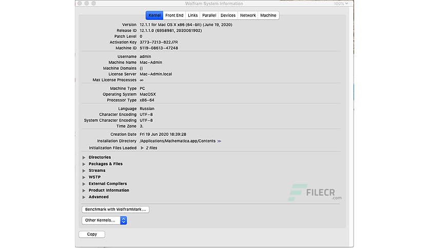 Wolfram Mathematica 14.1.0