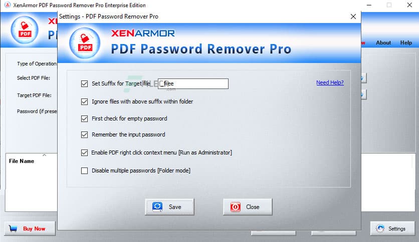 XenArmor PDF Password Remover 2023 v5.0.0.1