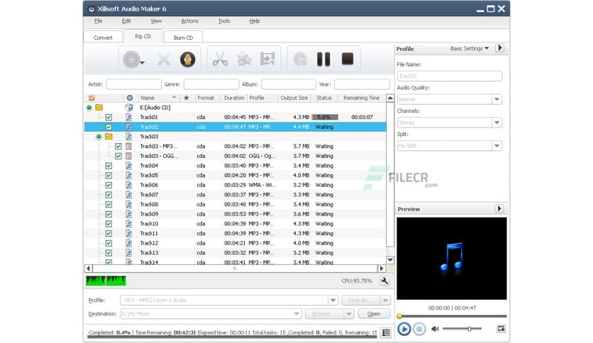 Xilisoft Audio Maker 6.5.2
