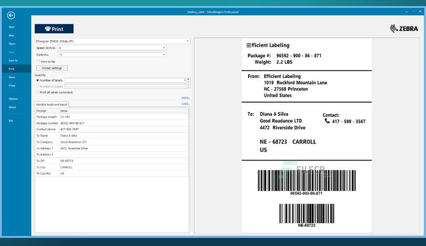 ZebraDesigner Professional 3.3.0.104