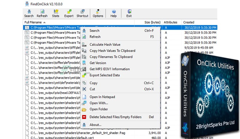 2BrightSparks OnClick Utilities 08.11.2021