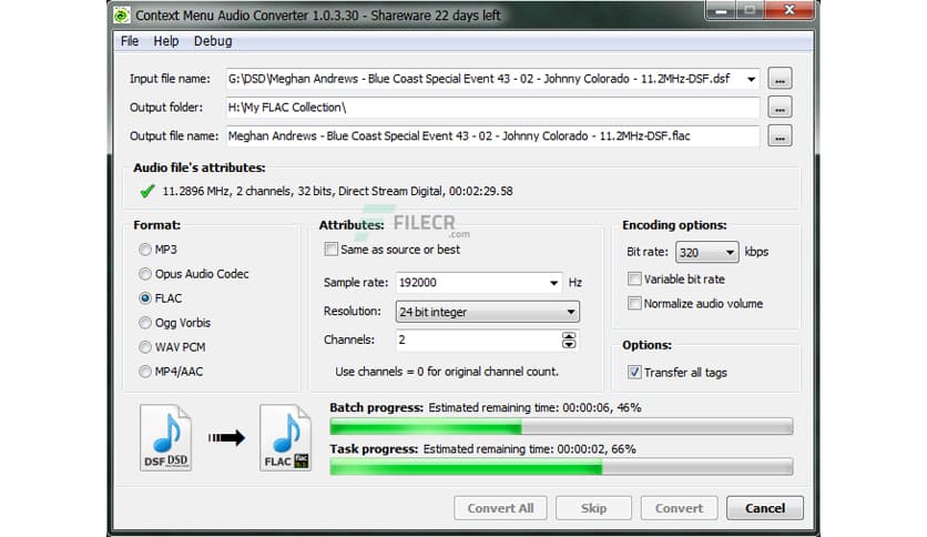 3delite Context Menu Audio Converter 1.0.120.200
