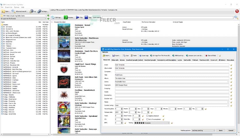 3delite MP4 Video and Audio Tag Editor 1.0.284.484