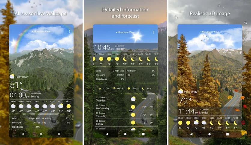 4 Season Road – Weather Live Wallpaper 1.57