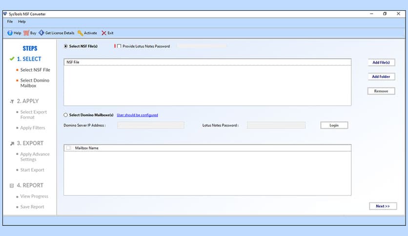 SysTools NSF Converter 6.3