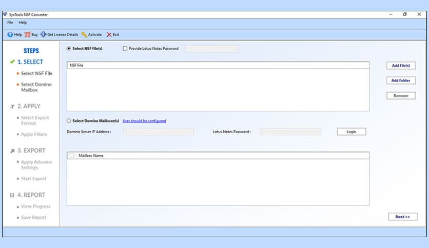 SysTools NSF Converter 6.3