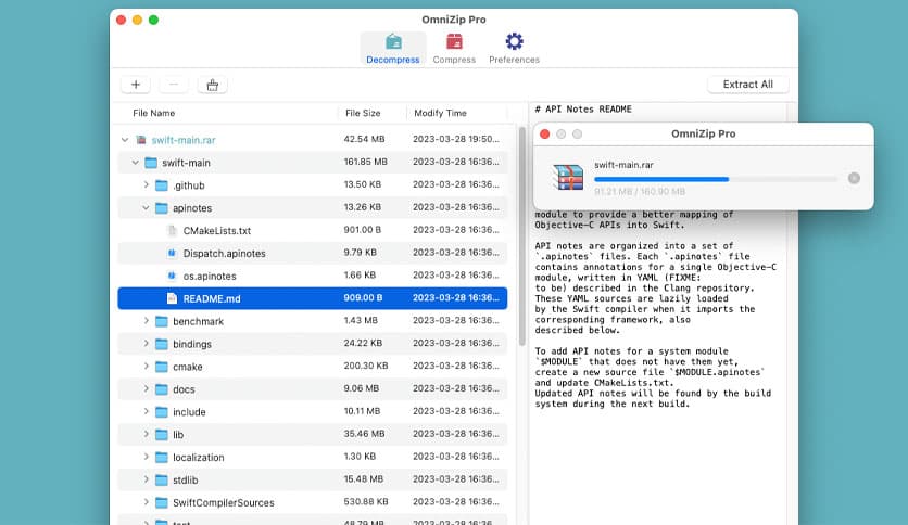 OmniZip – Universal Extractor Pro 2.4.1