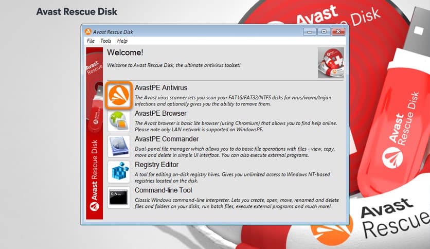 AvastPE Antivirus for Avast Rescue Disk 24.7.9311