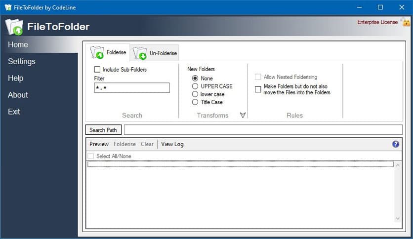 CodeLine FileToFolder 6.2.1.0