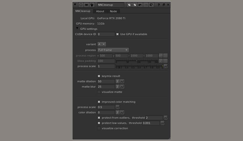 NNCleanup 1.5.0 for Nuke