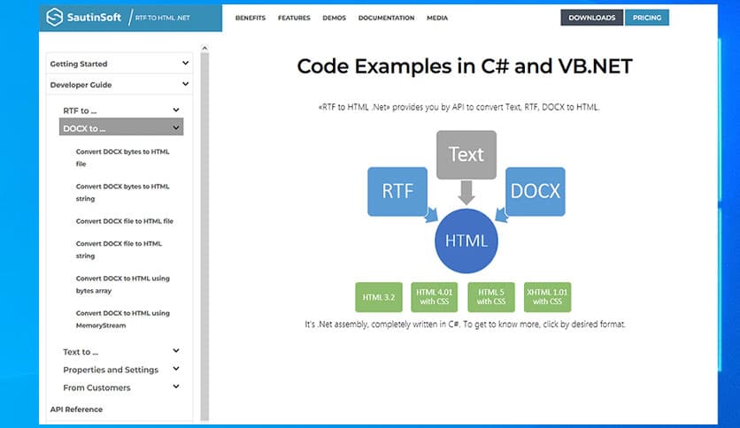 SautinSoft RTF to HTML .Net 8.1.2.2