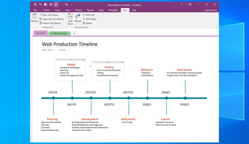 OneNoteGem Mind Map for OneNote 2024 v12.3.0.76