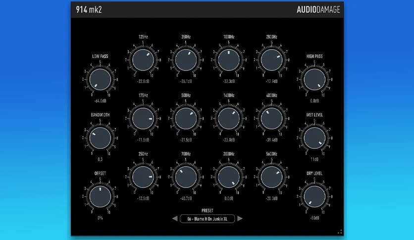 Audio Damage AD041 914 Mk 2 Fixed Filter Bank 2.1.0