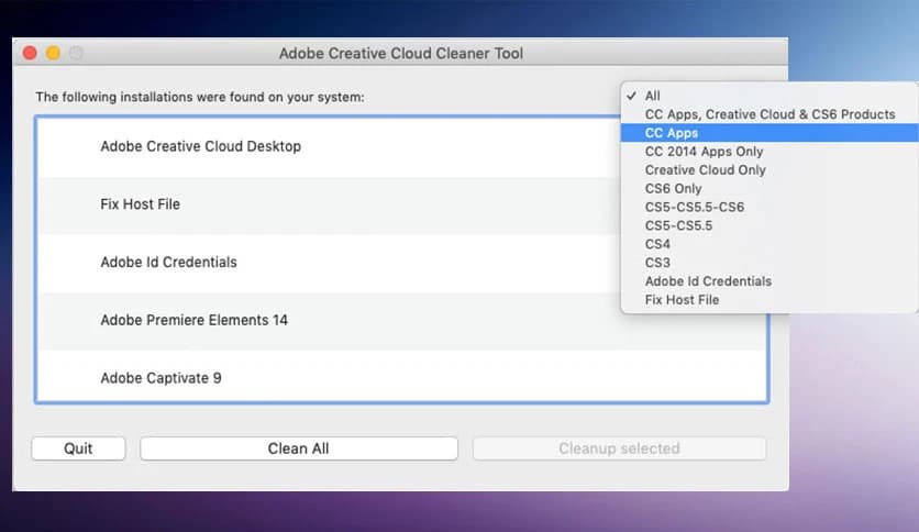 Adobe Creative Cloud Cleaner Tool 4.3.0.1065