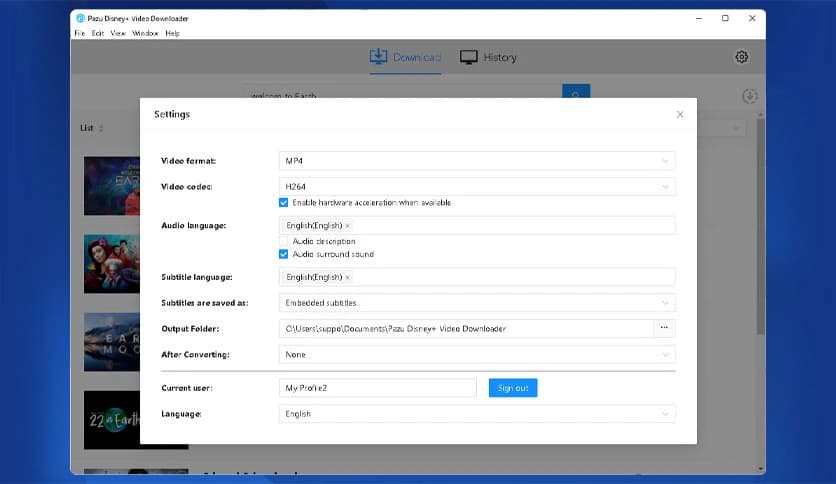 Pazu DisneyPlus Video Downloader 1.6.1