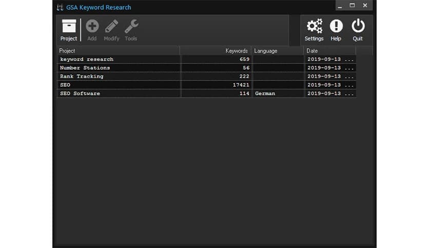 GSA Keyword Research
