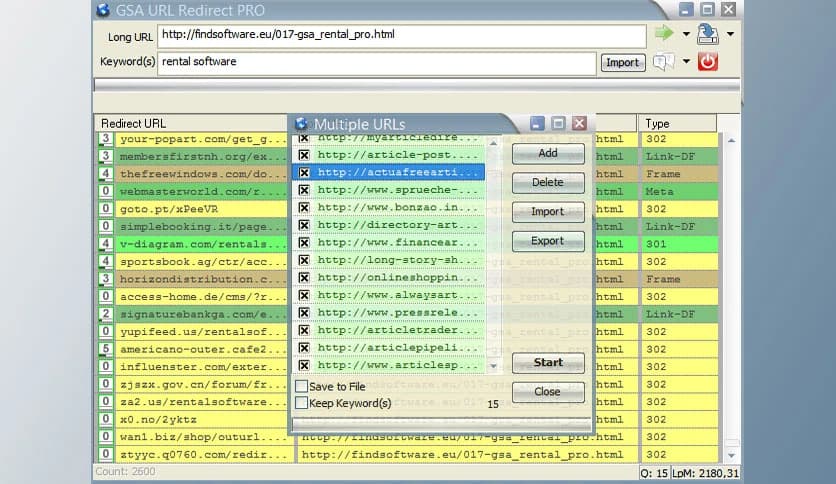 GSA URL Redirect PRO