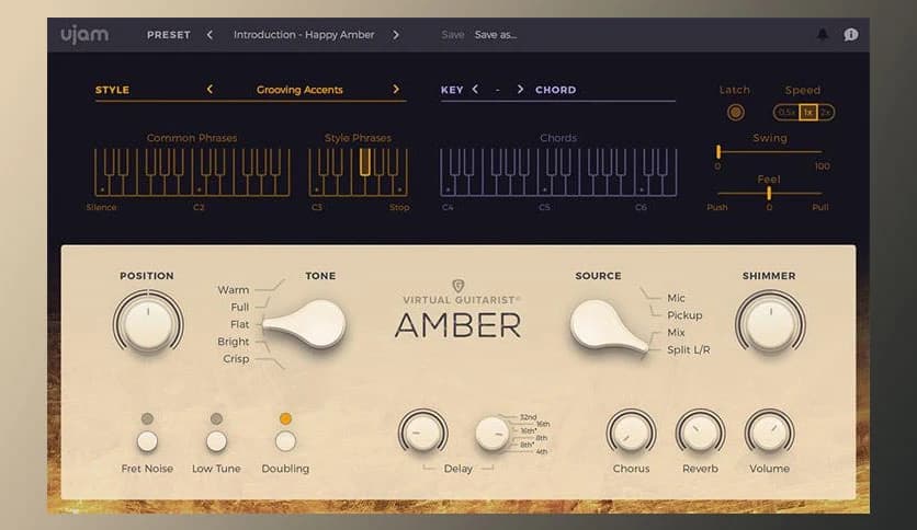 uJAM Virtual Guitarist AMBER2 2 v2.3.1