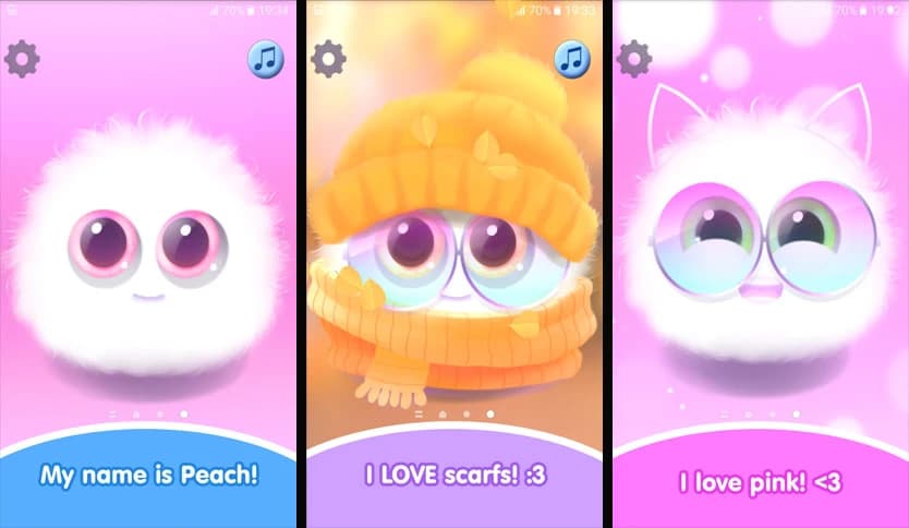 Fluffy Peach Live Wallpaper 1.1.4