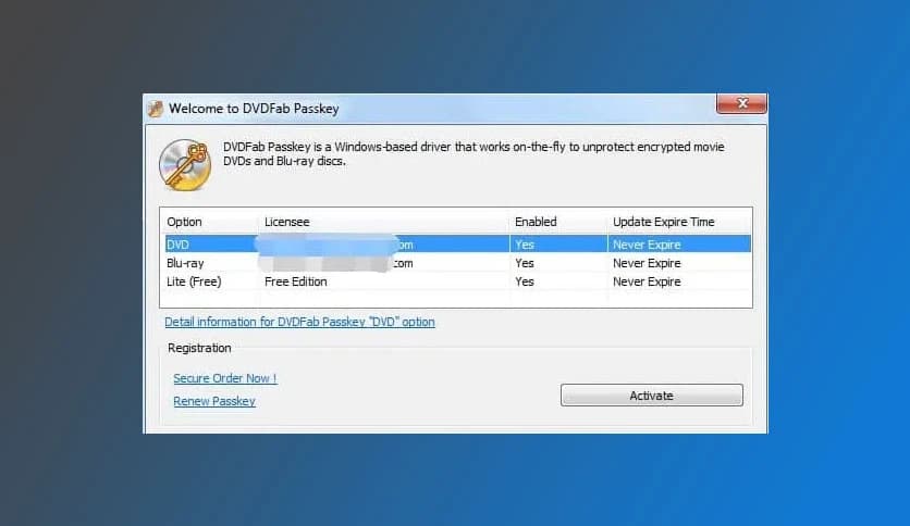 DVDFab Passkey for DVD