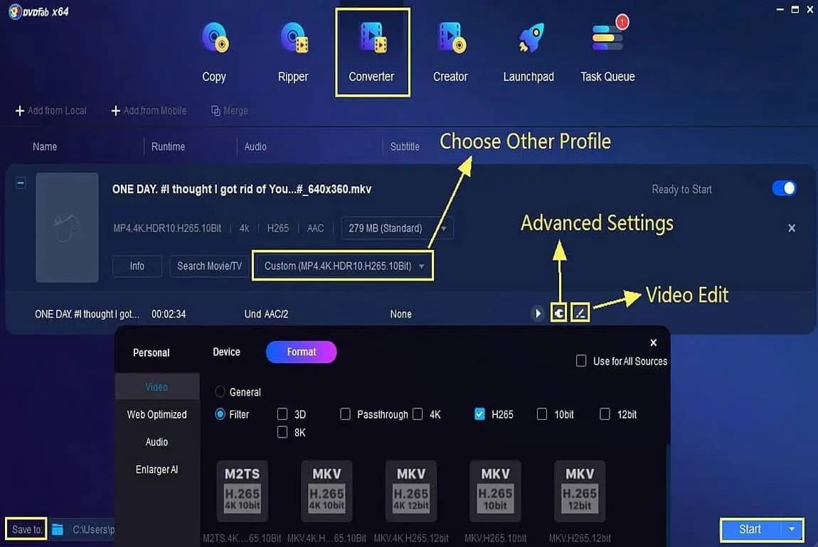 DVDFab Video Converter Pro