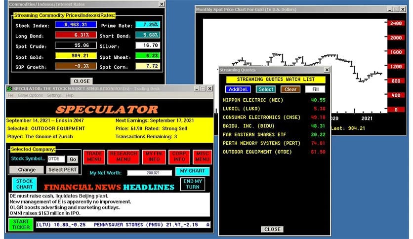 Speculator: The Stock Trading Simulation