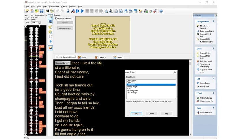 Karaoke Video Creator
