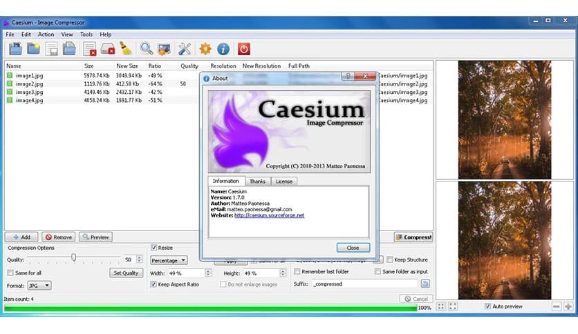 Caesium Image Compressor 2.8.5