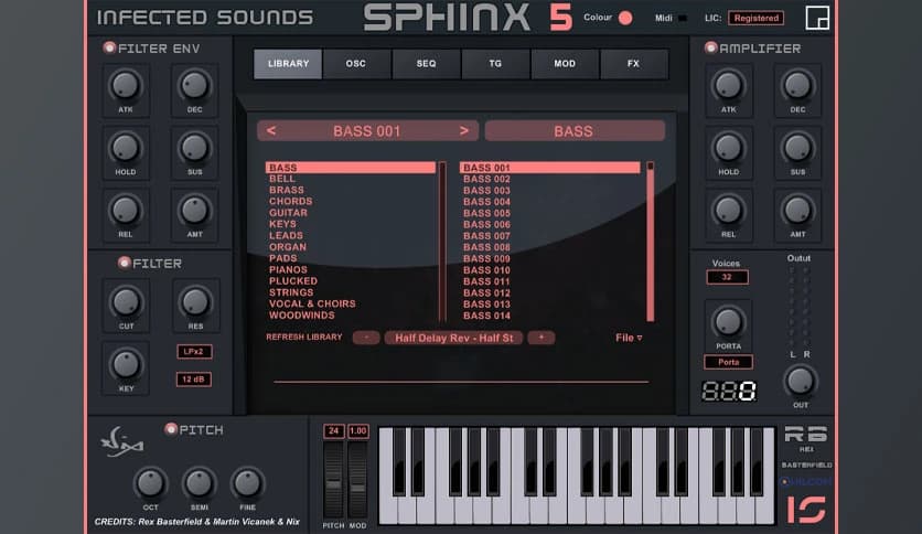 Infected Sounds Sphinx 5.0.0