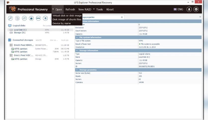 UFS Explorer Professional Recovery 10.11.1.7264