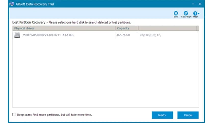 Gilisoft Data Recovery 6.6