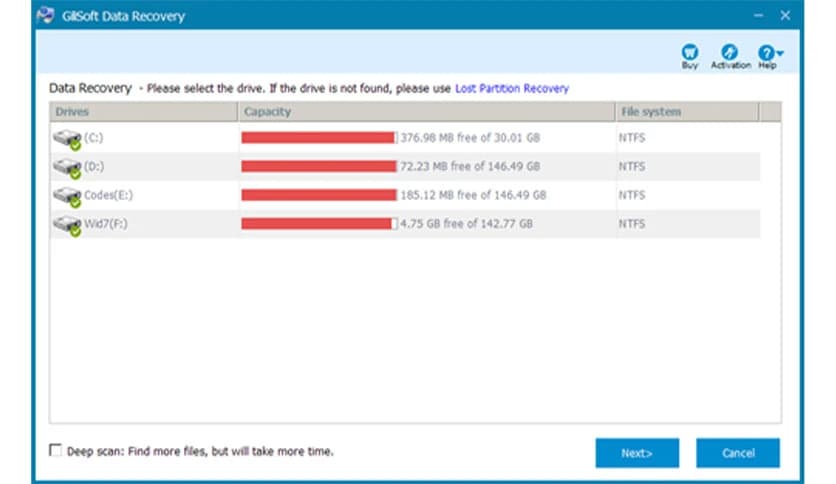 Gilisoft Data Recovery 6.6