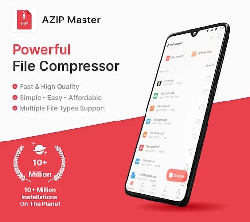 AZIP Master- ZIP / RAR, Unzip 4.2.2