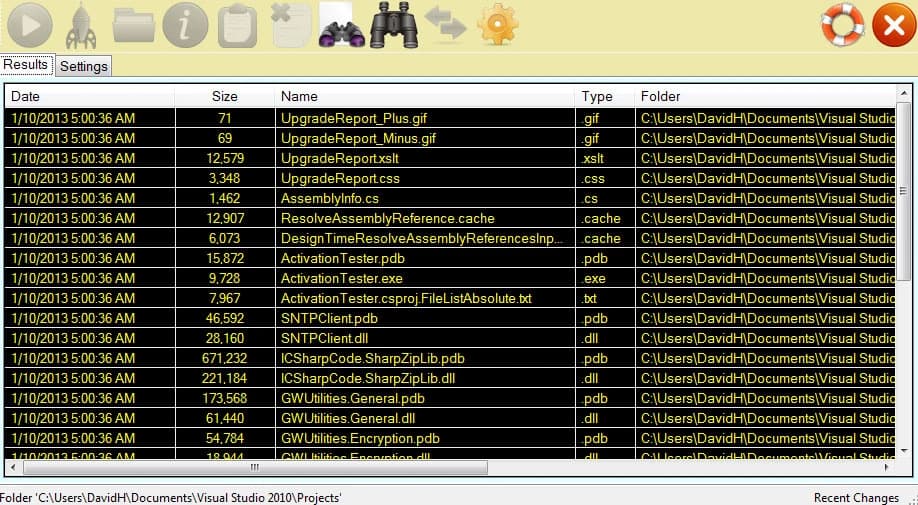 GroupWyse Recent File Scan 1.8.44.0
